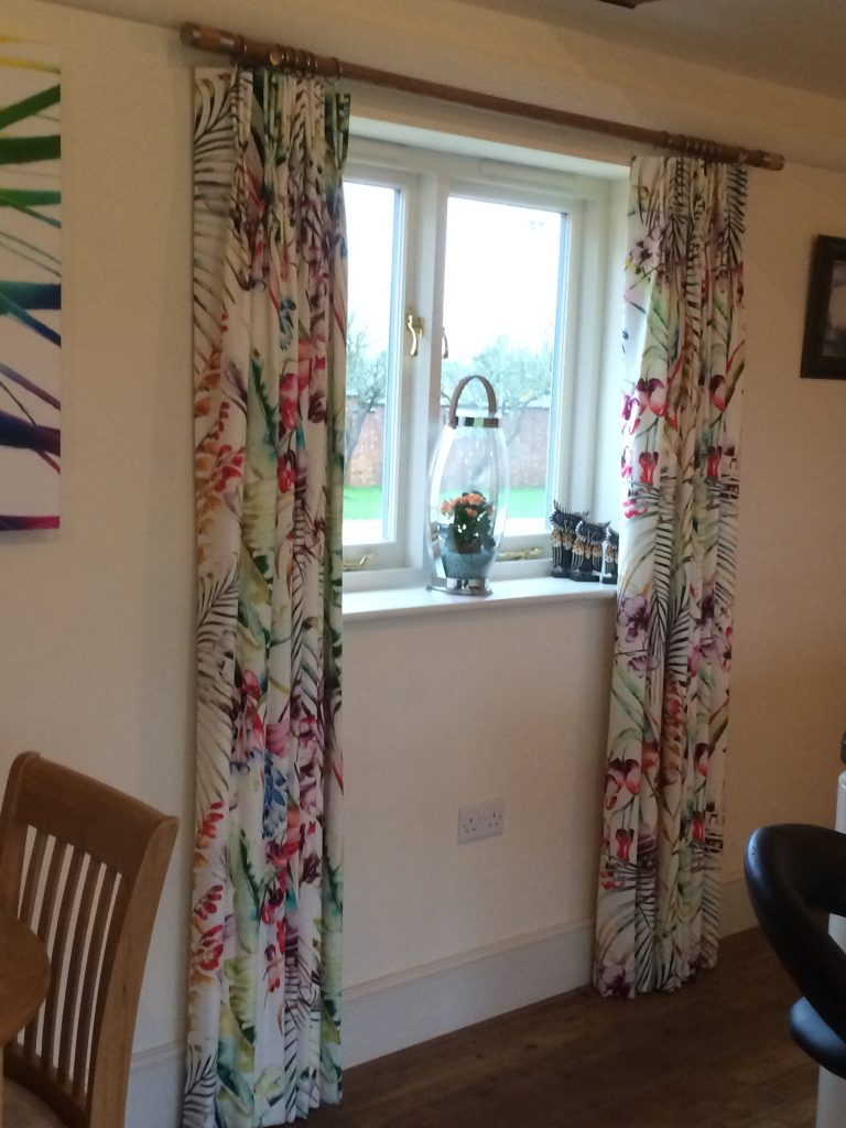 Patterned curtains