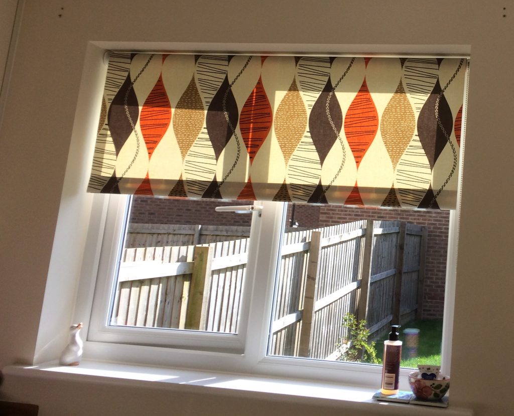 Colourful window blind